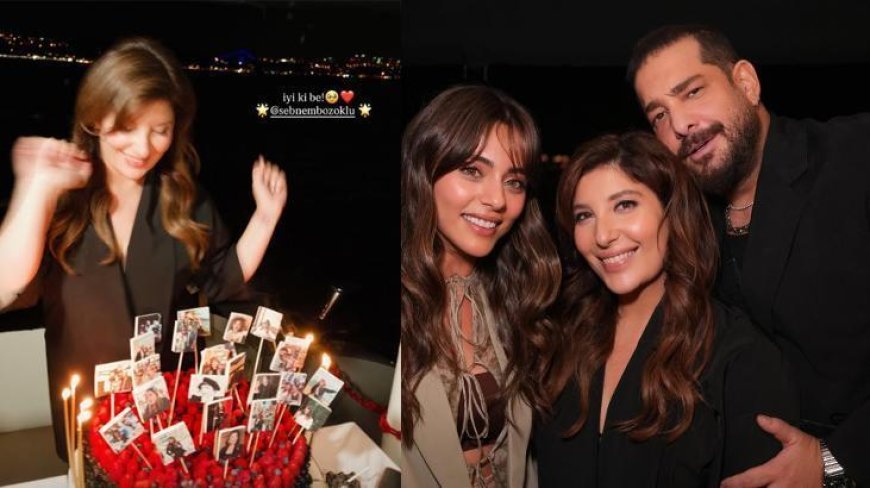 Şebnem Bozoklu'ya doğum gününde hediye şoku! Pişti oldular
