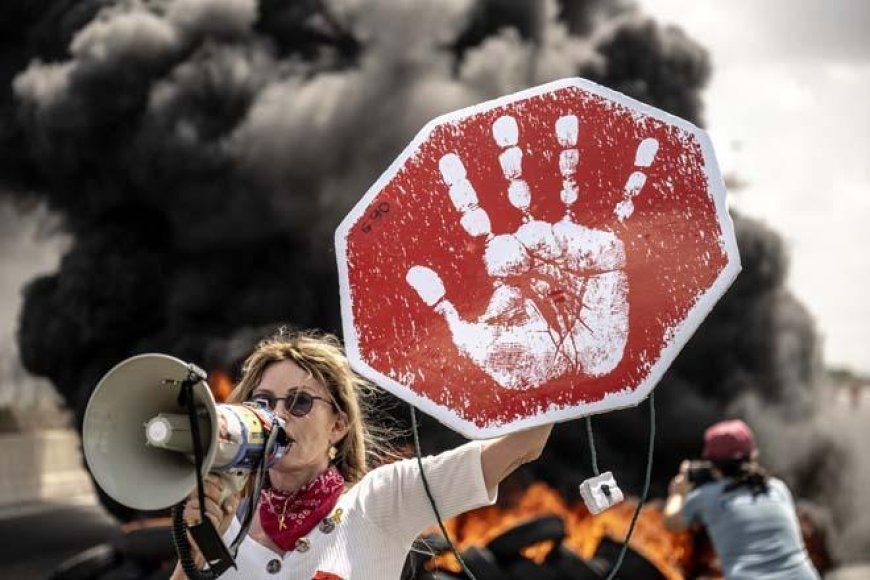 İsrail'de 'ateşkes' protestosu: Otoyollar kapatıldı!