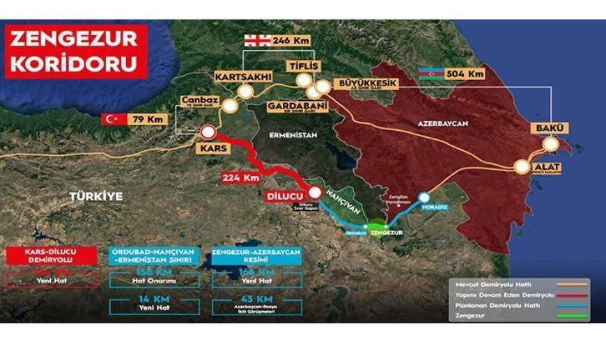 Zengezur Koridoru’nun kritik yatırımı: Kars – Iğdır – Aralık - Dilucu Demiryolu Projesi