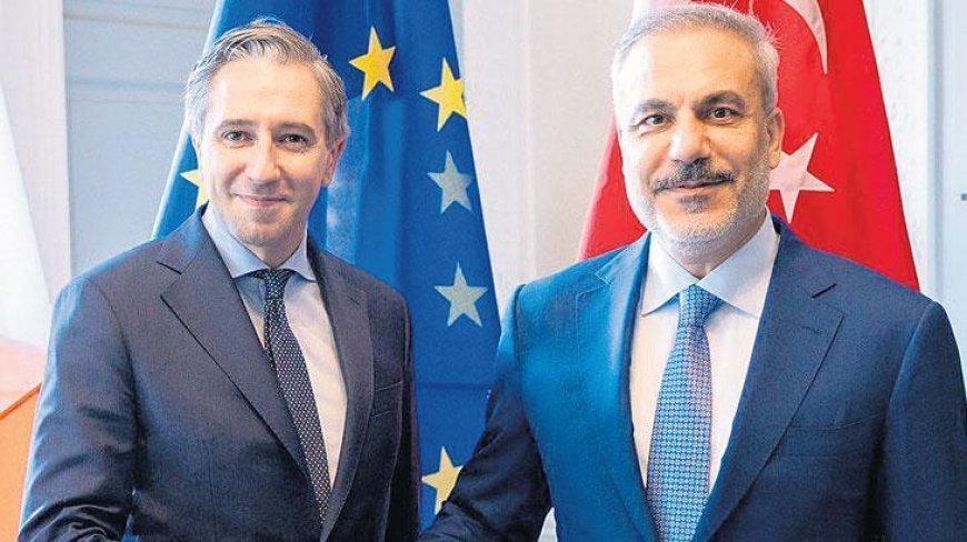 Fidan İrlanda’da Harris ile görüştü