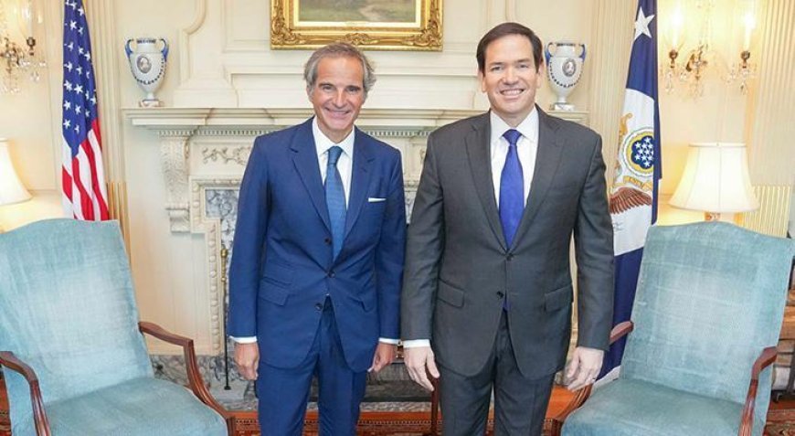 Washington'da nükleer diplomasisi: Rubio, UAEA Başkanı Grossi ile görüştü!