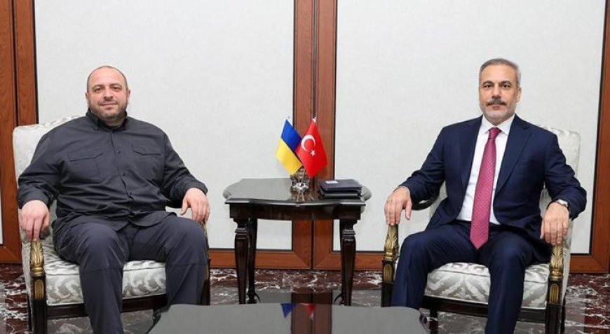 Dışişleri Bakanı Hakan Fidan, Ukrayna Ulusal Güvenlik ve Savunma Konseyi Sekreteri Umerov ile görüştü