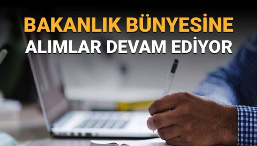 Kültür ve Turizm Bakanlığı 795 personel alımı başvuru süreci devam ediyor