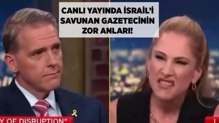 Son Dakika: İsrail'i savunan gazetecinin zor anları! 'Batı Şeria'nın Hamas'la ne ilgisi var?'