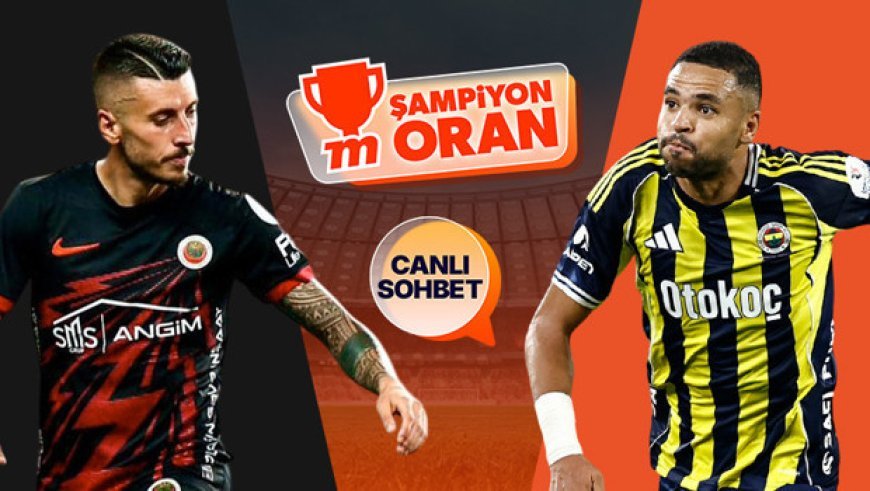 Fenerbahçe, Süper Lig'de Gençlerbirliği'ne konuk olacak! Zorlu maçın heyecanı canlı sohbet ve Şampiyon Oranlar ile Misli'de