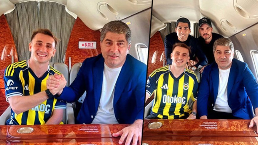 Fenerbahçe'nin yeni transferi Kerem Aktürkoğlu, İstanbul'a geldi!