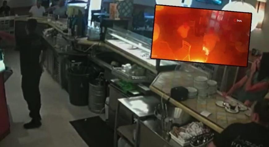 Akılalmaz olay! Mayonezin bittiğine sinirlendi, kafeyi ateşe verdi