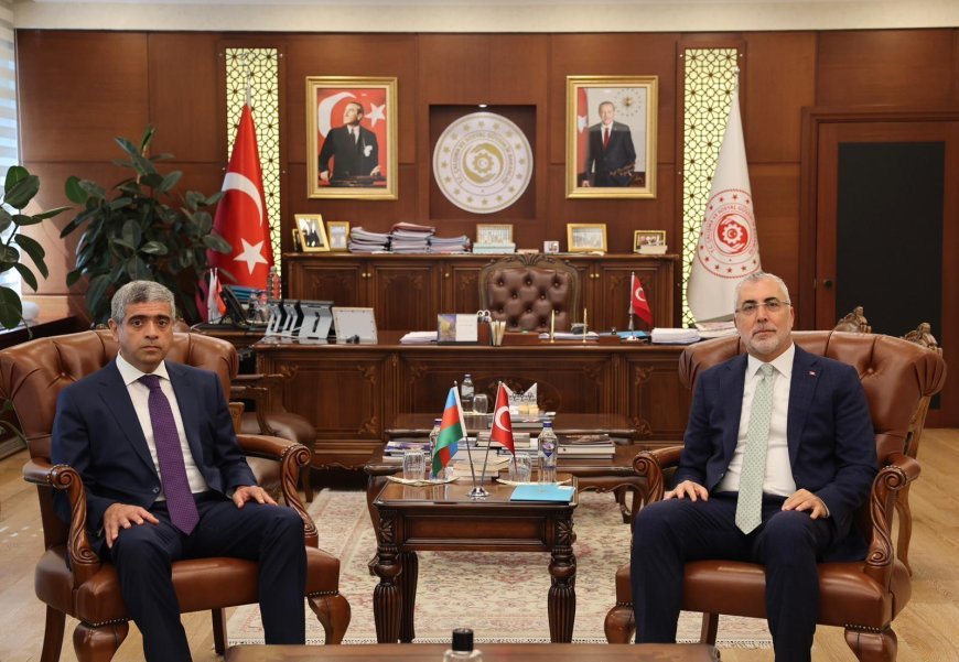 Bakan Işıkhan, Azerbaycanlı mevkidaşı Aliyev ile bir araya geldi