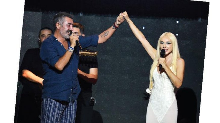 Alaçatı’da sürpriz düet