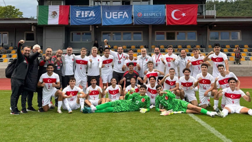 18 Yaş Altı Milli Futbol Takımı, Meksika'yı 4 golle devirdi!