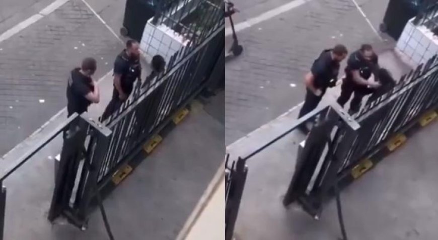 Fransa'da polis skandalı: Önce tükürdü sonra tokat attı! O anlar ortaya çıktı