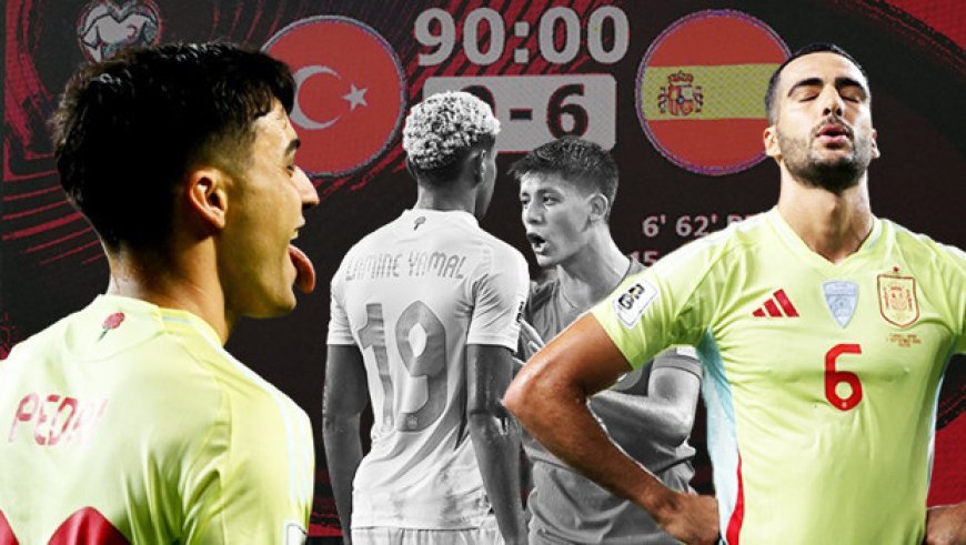 İspanya, 6 gollü Türkiye zaferini konuşuyor: Dünya Kupası öncesi Türk hamamı! Pedri hepimizi kandırdı