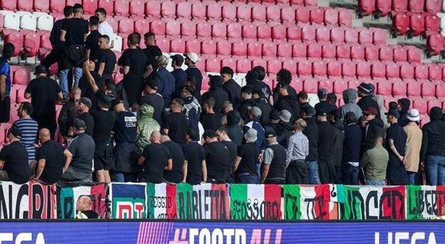 İtalya'dan İsrail'e soğuk duş: Maça damga vuran Filistin protestosu!