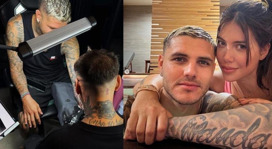 Icardi Wanda Nara'yı kolundan da sildi! Yeni dövmesi dikkat çekti