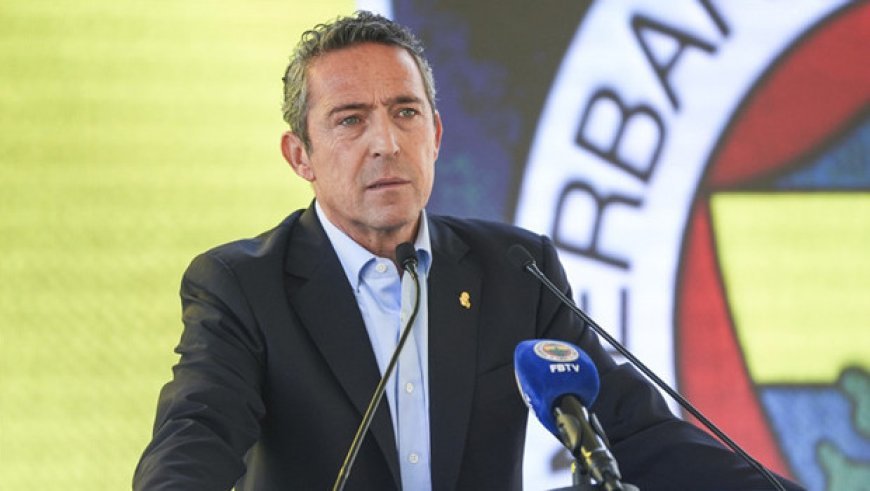 Fenerbahçe Başkanı Ali Koç: 'Zeki bir 8 numara istiyoruz'