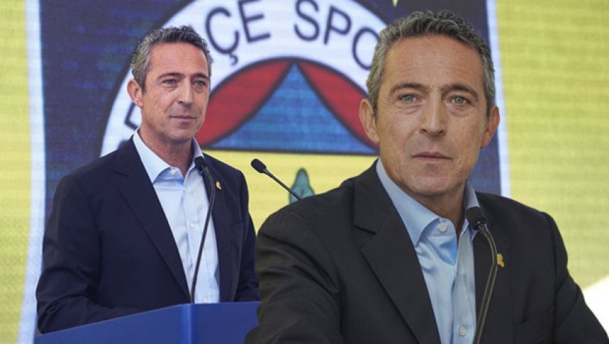 Fenerbahçe Başkanı Ali Koç: 'Avrupa'da final hedefliyoruz!'