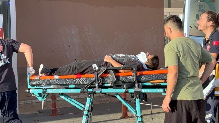 Bisikletiyle kaldırım taşlarına çarpan Ömer, yaralandı