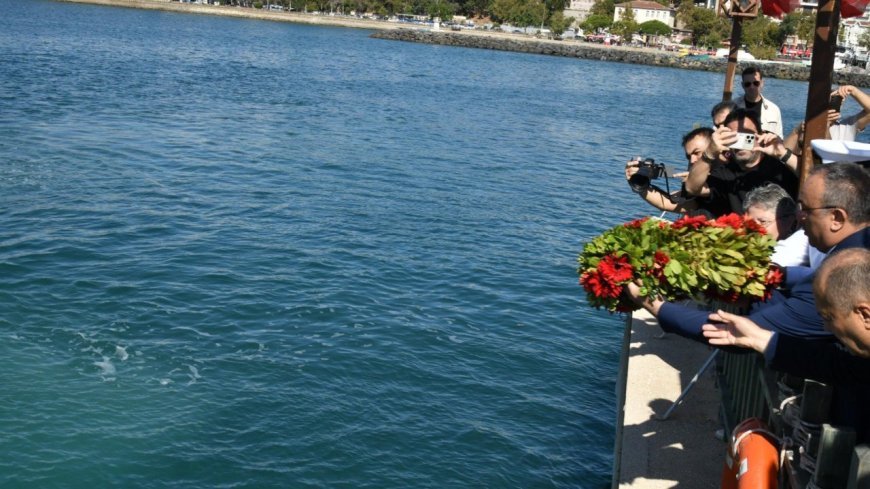 Tekirdağ'da Ertuğrul Fırkateyni şehitleri anıldı