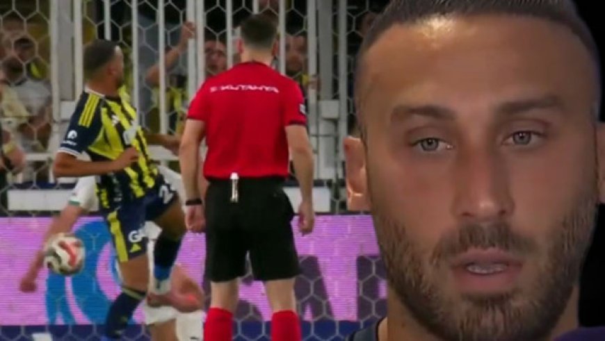 Cenk Tosun'dan penaltı itirafı: 'Rakibe sordum, 'çarptı' dedi!'