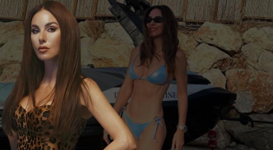 Defne Samyeli'den yeni tatil pozları geldi! Fiziği ile genç kızlara taş çıkarttı