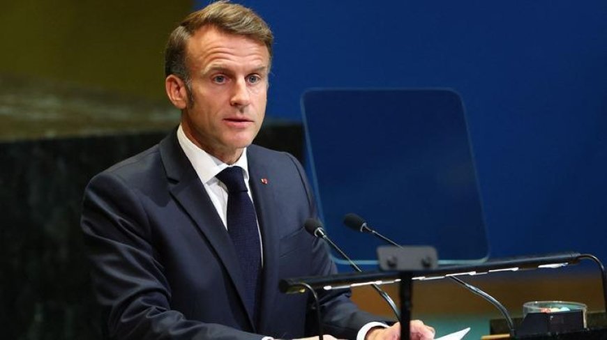 SON DAKİKA: Macron BM kürsüsünde Filistin Devleti'ni resmen tanıdı!