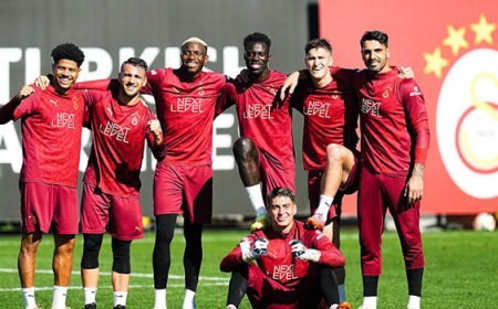 Galatasaray'da Trabzonspor maçı mesaisi!