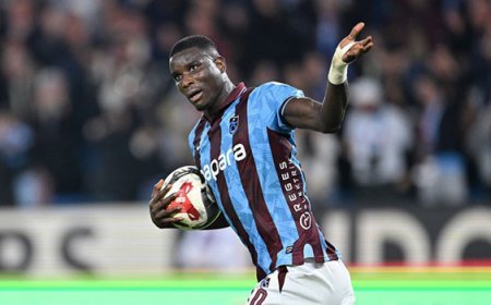 Trabzonspor'un kritik maçta gol güvenceleri Onuachu ve Augusto