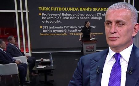 TFF Başkanı İbrahim Hacıosmanoğlu, CNN Türk'te açıkladı: 'Operasyonda sırada futbolcular var'