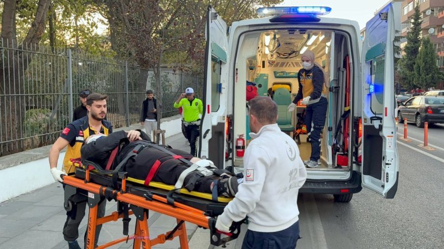 Tekirdağ'da yaya geçidinde kaza; 2 yaralı