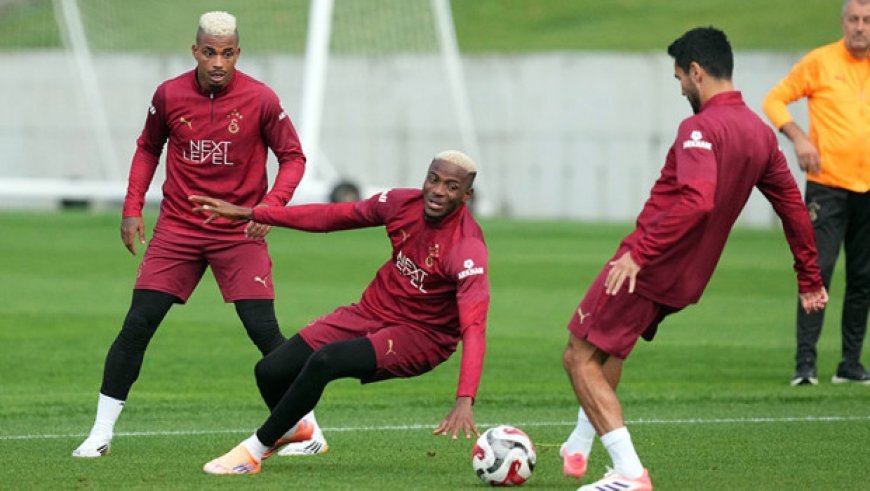 Galatasaray, Beşiktaş derbisine hazır! Victor Osimhen...