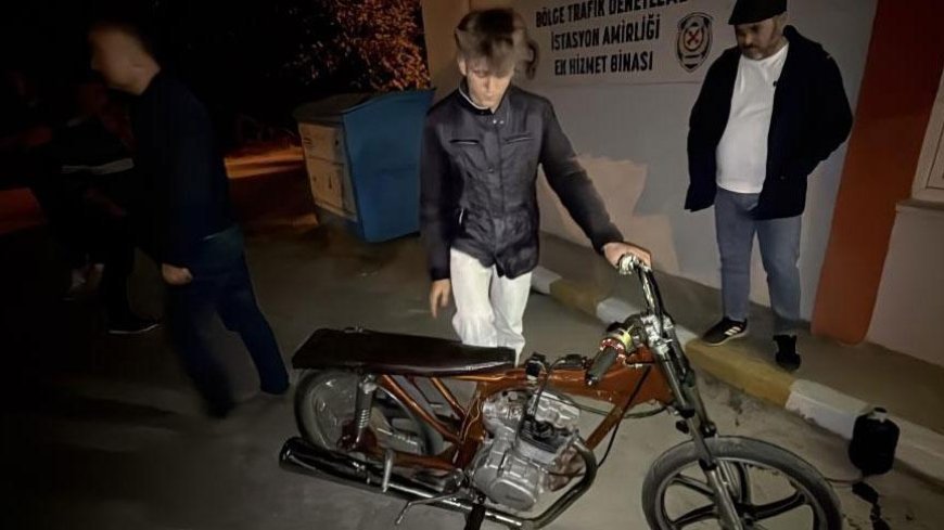 Bisikletini motosiklete çeviren gence şok ceza! Tam 45 bin TL'ye patladı
