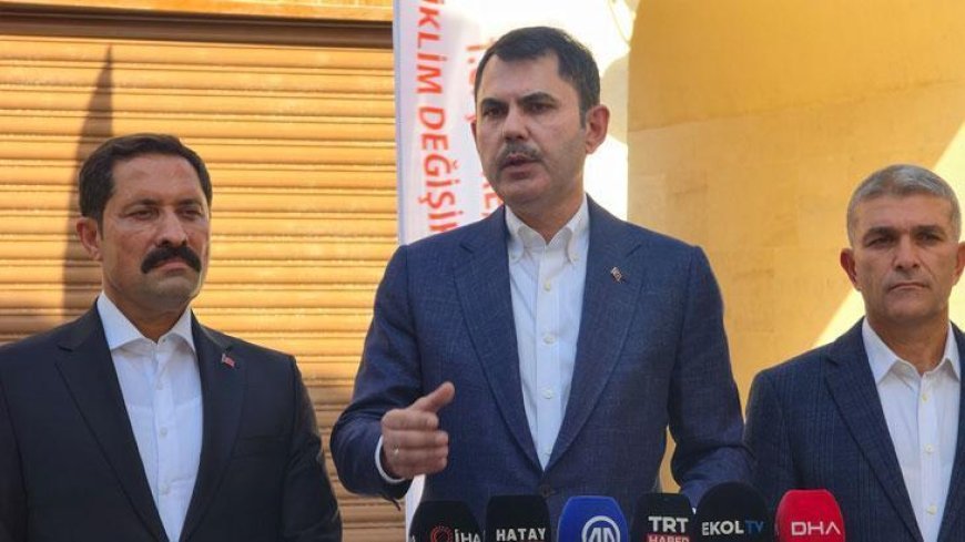 Samandağ Belediye Başkanı Karaçay'dan Bakan Kurum'a teşekkür