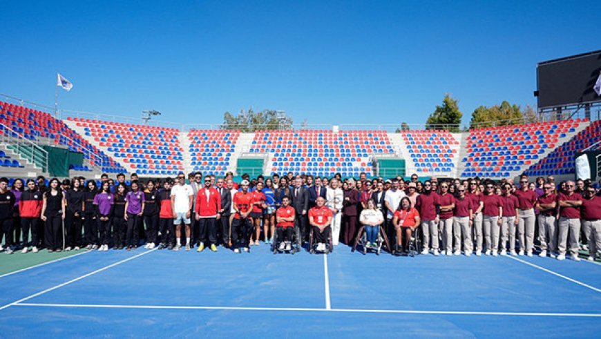 Cumhurbaşkanlığı Kupası Tenis Turnuvası Ankara'da törenle başladı