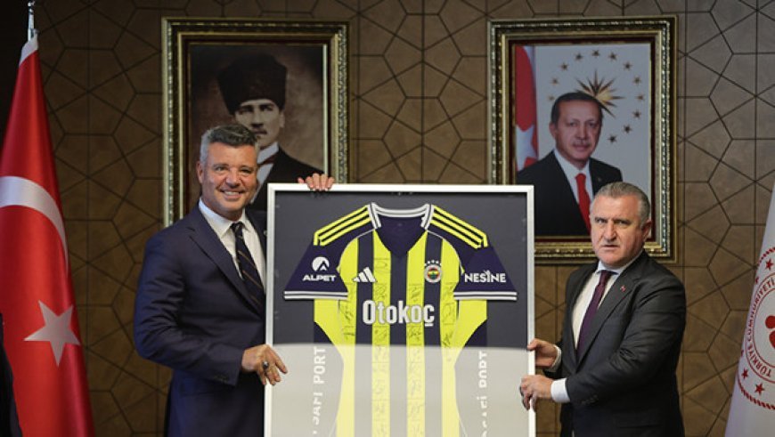 Bakan Bak Fenerbahçe yönetimini kabul etti