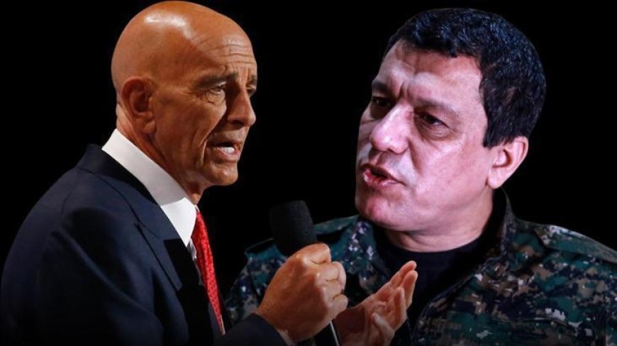 Barrack, Suriye'de PKK/YPG'nin elebaşlarından Şahin ile görüştü