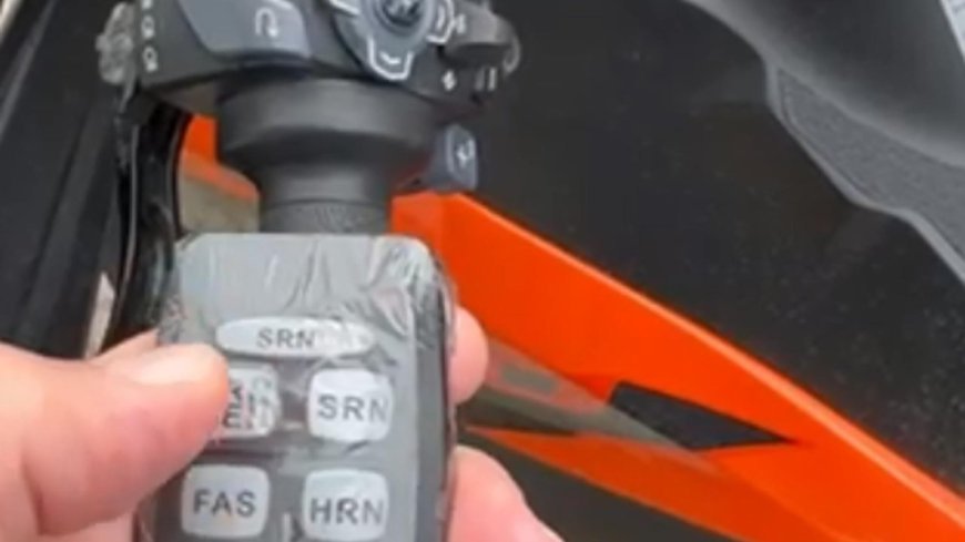 Motosiklette polis sireni kullanan sürücüye 138 bin lira ceza