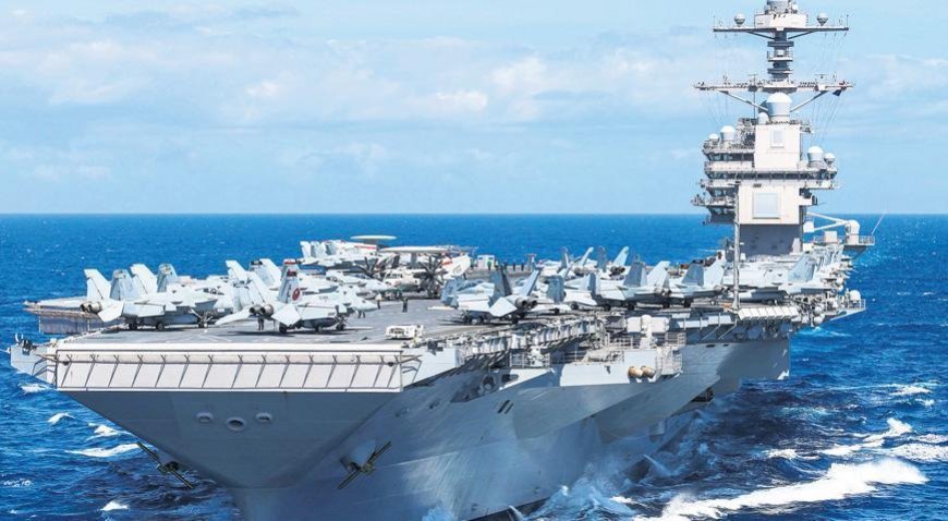 Trump en büyük uçak gemisini gönderdi