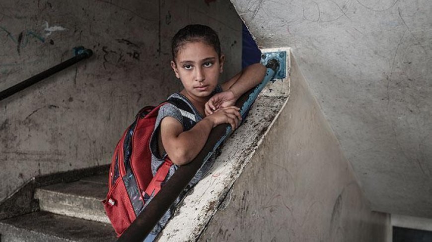 Gazze’de UNRWA Okullarında yüz yüze eğitim yeniden başladı