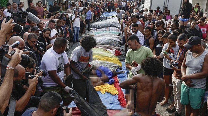 Dünya bu operasyonu konuşuyor! Brezilya'da can kabyı 132'ye yükseldi