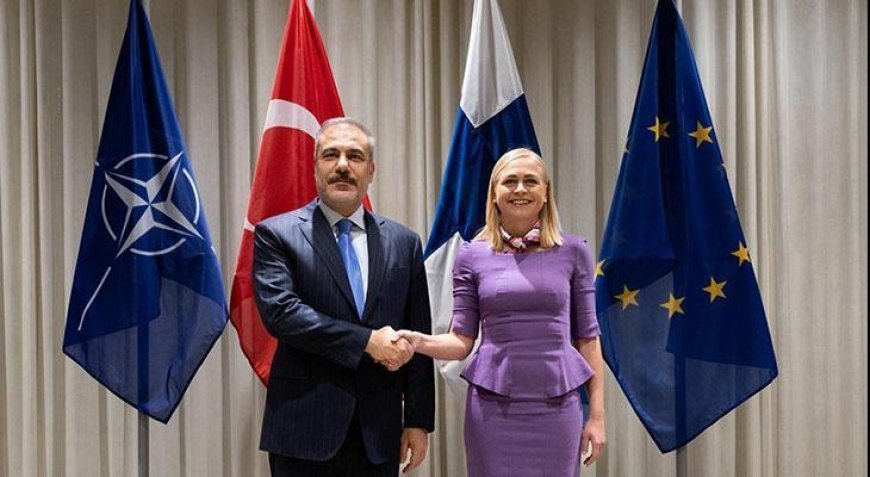 Dışişleri Bakanı Hakan Fidan'dan Finlandiya'da Gazze mesajı! 'Tüm zorluklara rağmen ateşkes devam etmeli'