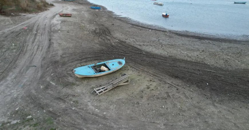 Terkos Gölü'nde sular 10 metre çekildi