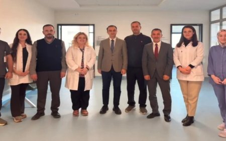 TEKİRDAĞ İL SAĞLIK MÜDÜRÜ ONAR, KAPAKLI DEVLET HASTANESİNDE İNCELEMELERDE BULUNDU