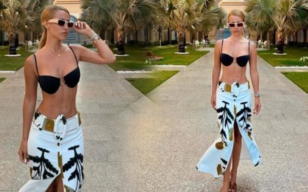 Dubai'de tatil keyfi! Derya Uluğ deniz ve güneşin tadını çıkardı