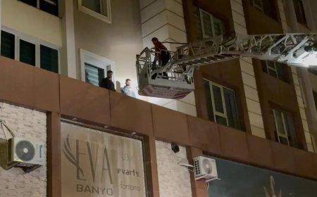 Parmak izi kilidi kaçışı engelledi, çarşafla inmeye çalışırken mahsur kaldılar