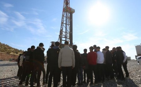 Silopi'deki Dader-1 sondaj sahası lise öğrencilerini ağırladı