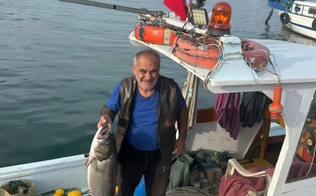 Kilosu bin lira. Balıkçının ağına 10 kiloluk takıldı