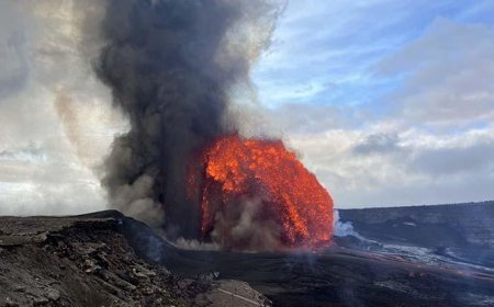 Kilauea yeniden uyandı! Dünyanın en aktif yanardağı lav püskürtüyor