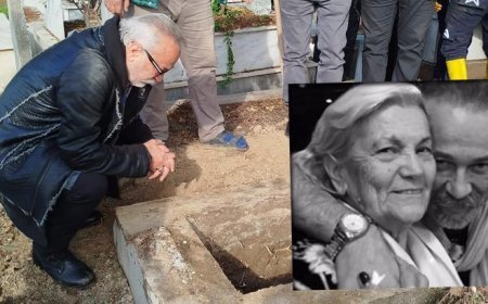 Levent Özdilek'in acı günü! Annesini son yolculuğuna uğurladı