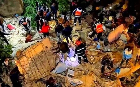 Fas'ta feci olay! 2 bina çöktü, çok sayıda ölü ve yaralı var