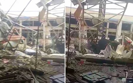 Buhar kazanı patladı, fabrika savaş alanına döndü